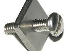 stainless steel screw  plate 14mmx20mm